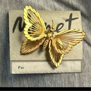 Monet Butterfly Pin- Vintage- Never worn